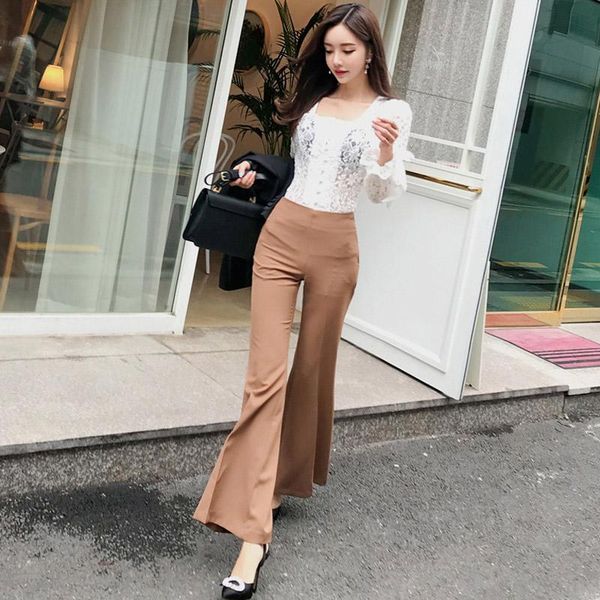 autumn office ladies 2 pieces set flare sleeve lace blouse & full pant female suits elegant slim hollow-out women women's two piece pan, White
autumn office ladies 2 pieces set flare sleeve lace blouse & full pant female suits elegant slim hollow-out women women's two piece pan, White
