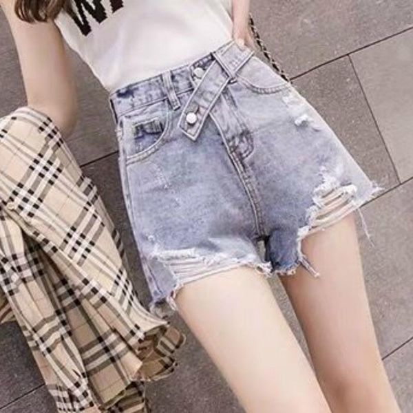 women's shorts womens summer denim vintage ripped washed high waist buttons pockets fur lined holes a-line wide leg korean, White;black
women's shorts womens summer denim vintage ripped washed high waist buttons pockets fur lined holes a-line wide leg korean, White;black