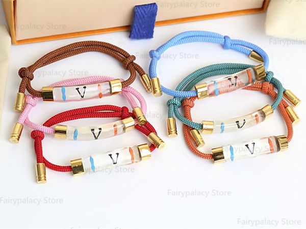 2022 new style charm designer adjustable titanium steel and corded bracelet for lovers women men fashion jewelry gift, Golden;silver
2022 new style charm designer adjustable titanium steel and corded bracelet for lovers women men fashion jewelry gift, Golden;silver