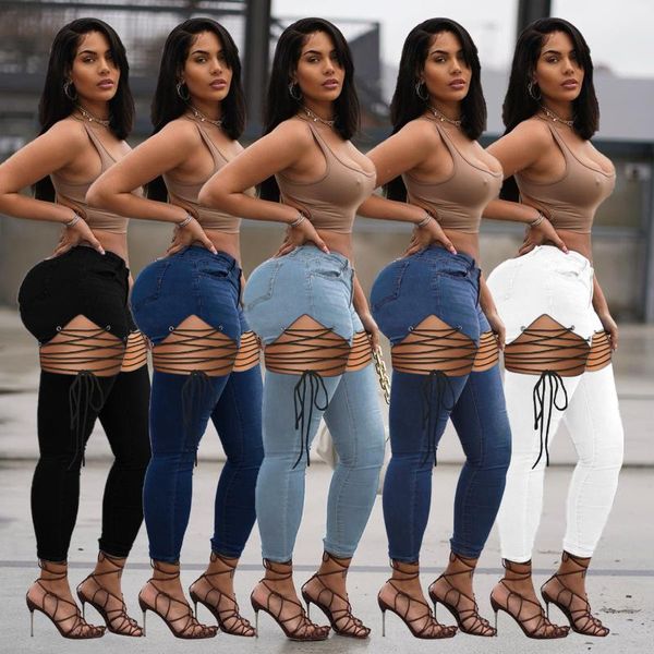 women's jeans european and american plus size fashion personality commuting high-rise ripped with small feet pants women, Blue
women's jeans european and american plus size fashion personality commuting high-rise ripped with small feet pants women, Blue