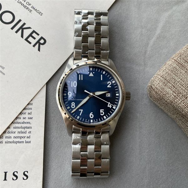 Top Quality Mens Watches Automatic Movement Mechanical Polit Watch All Stainless Steel 42mm Case Sapphire Glass Mark Waterproof Sport Wristwatch Montre De Luxe, Sliver black
Top Quality Mens Watches Automatic Movement Mechanical Polit Watch All Stainless Steel 42mm Case Sapphire Glass Mark Waterproof Sport Wristwatch Montre De Luxe, Sliver black