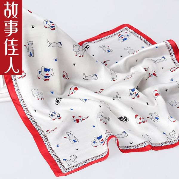 scarves hangzhou silk 100% mulberry scarves, small square scarf female han edition joker hair band decoration, Blue;gray
scarves hangzhou silk 100% mulberry scarves, small square scarf female han edition joker hair band decoration, Blue;gray