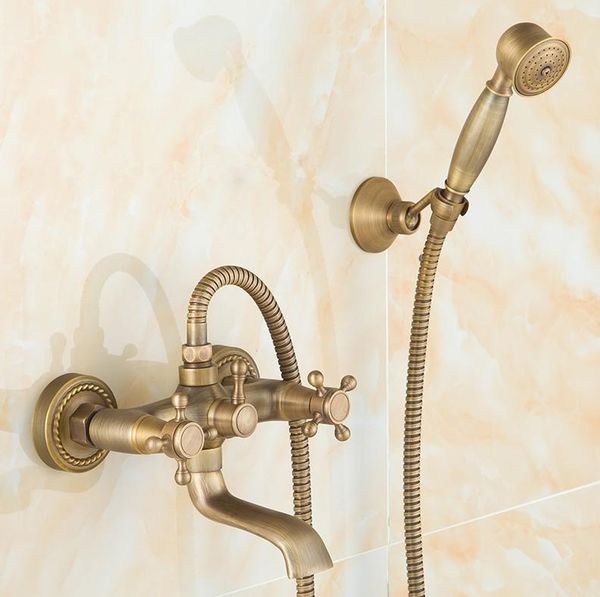 arrival fashion antique brass design bathroom shower faucet set / wall mounted bronze dual handle bathtub sets
arrival fashion antique brass design bathroom shower faucet set / wall mounted bronze dual handle bathtub sets