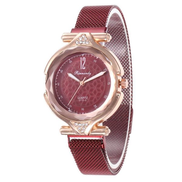 wristwatches 2021 women's casual quartz mesh magnet band rose gold analog wrist watch valentine gift luxury ladies reloj femenino, Slivery;brown
wristwatches 2021 women's casual quartz mesh magnet band rose gold analog wrist watch valentine gift luxury ladies reloj femenino, Slivery;brown