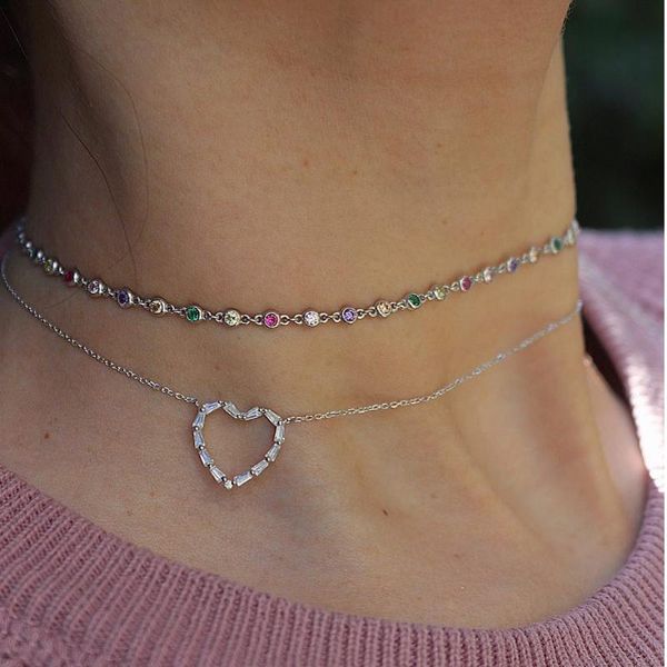 pendant necklaces fashion stunning rainbow colorful jewelry gold filled red blue green cz station trendy gorgeous elegance collar chain neck, Silver
pendant necklaces fashion stunning rainbow colorful jewelry gold filled red blue green cz station trendy gorgeous elegance collar chain neck, Silver