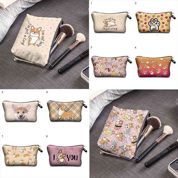 fashion women cosmetic cute corgi bag animal printing makeup toiletry pouch travel storage
fashion women cosmetic cute corgi bag animal printing makeup toiletry pouch travel storage