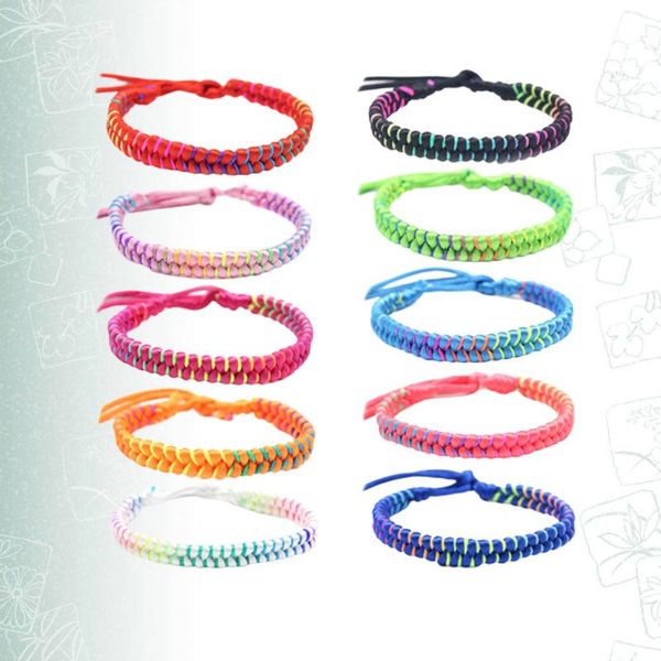 charm bracelets 10pcs mixed color hand-woven bracelet stylish wrist chain rope for man woman, Golden;silver
charm bracelets 10pcs mixed color hand-woven bracelet stylish wrist chain rope for man woman, Golden;silver