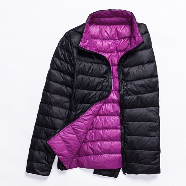 women's down & parkas jackets ultra light jacket women 2021 autumn winter coat for two side female jacket1, Black
women's down & parkas jackets ultra light jacket women 2021 autumn winter coat for two side female jacket1, Black