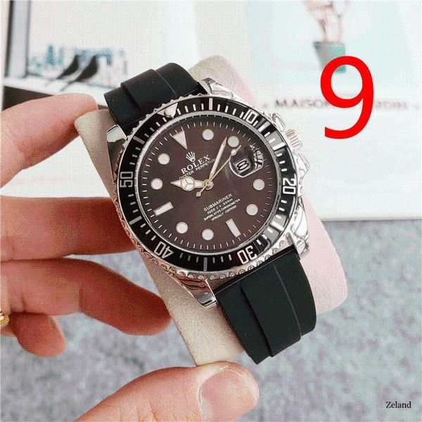 wristwatches fashion men's luxury designer watch quartz classic black steel band calendar business brand gifts 054, Slivery;brown
wristwatches fashion men's luxury designer watch quartz classic black steel band calendar business brand gifts 054, Slivery;brown