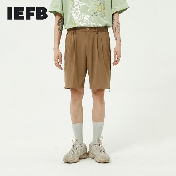iefb men's clothing summer korean trend causal suit shorts simple bottom drawstring design shorts elastic waist 9y5962 210524, White;black
iefb men's clothing summer korean trend causal suit shorts simple bottom drawstring design shorts elastic waist 9y5962 210524, White;black