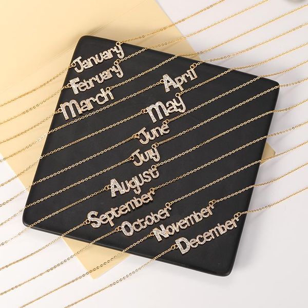 chokers women zircon letter month necklaces february april june august october jewelry friendship gift stainless steel chain, Golden;silver
chokers women zircon letter month necklaces february april june august october jewelry friendship gift stainless steel chain, Golden;silver