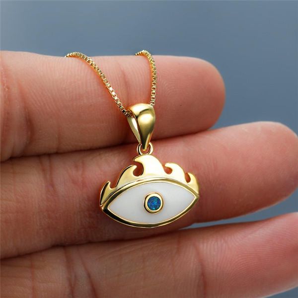 pendant necklaces dainty bridal evil eye wedding necklace hip hop female blue opal vintage yellow gold chain for women, Silver
pendant necklaces dainty bridal evil eye wedding necklace hip hop female blue opal vintage yellow gold chain for women, Silver