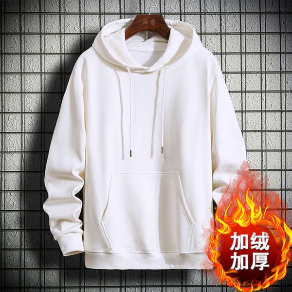 winter hooded plush sweater men's solid color casual korean fashion loose simple thickened pullover coat men, Black
winter hooded plush sweater men's solid color casual korean fashion loose simple thickened pullover coat men, Black
