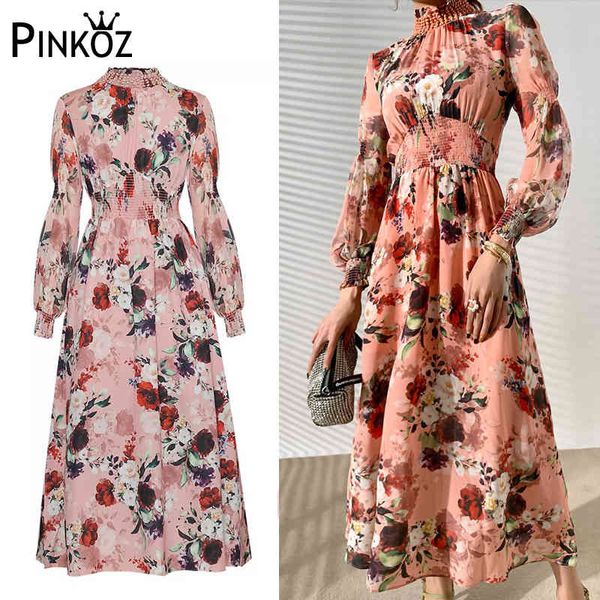 fashion designer dress spring women dress beaded stand collar long sleeve elastic waist floral-print vacation dresses 2xl 210421, Black;gray
fashion designer dress spring women dress beaded stand collar long sleeve elastic waist floral-print vacation dresses 2xl 210421, Black;gray
