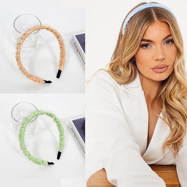 hair accessories satin candy color ruched headbands solid hoop bezel for women fashion girls headwear
hair accessories satin candy color ruched headbands solid hoop bezel for women fashion girls headwear