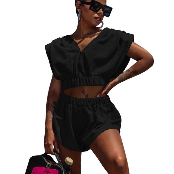 women's tracksuits summer active sweatsuit outfits set fashion zipper up and shorts matching two 2 piece tracksuit, Gray
women's tracksuits summer active sweatsuit outfits set fashion zipper up and shorts matching two 2 piece tracksuit, Gray
