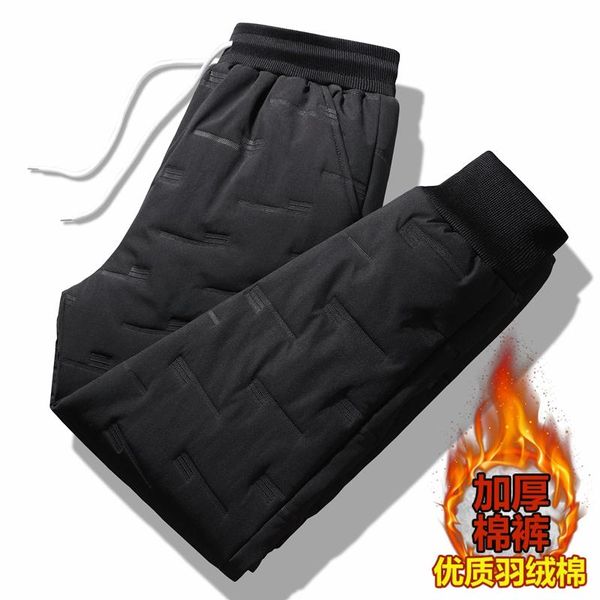 Men's Pants Fashin Winter Male Warm Thicken Trouser Casual Elastic Waist Down Cotton Size S-5XL, Black
Men's Pants Fashin Winter Male Warm Thicken Trouser Casual Elastic Waist Down Cotton Size S-5XL, Black