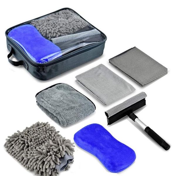 car sponge 6-piece cleaning kit microfiber towel window scraper soft absorbancy glove detailing motorcycle washer care set
car sponge 6-piece cleaning kit microfiber towel window scraper soft absorbancy glove detailing motorcycle washer care set