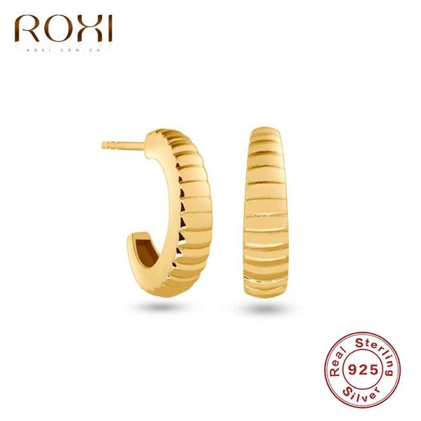 shape twist glossy stud earrings for women men earings jewelry unusual piercing 925 sterling silver pendientes, Golden;silver
shape twist glossy stud earrings for women men earings jewelry unusual piercing 925 sterling silver pendientes, Golden;silver