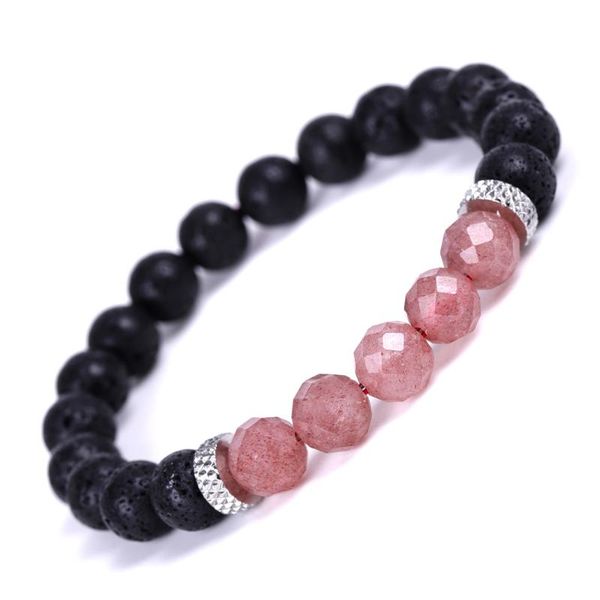 beaded, strands faceted strawberry quartz lava bracelet for men women trendy charm amazonite fashion show nice jewellry, Black
beaded, strands faceted strawberry quartz lava bracelet for men women trendy charm amazonite fashion show nice jewellry, Black