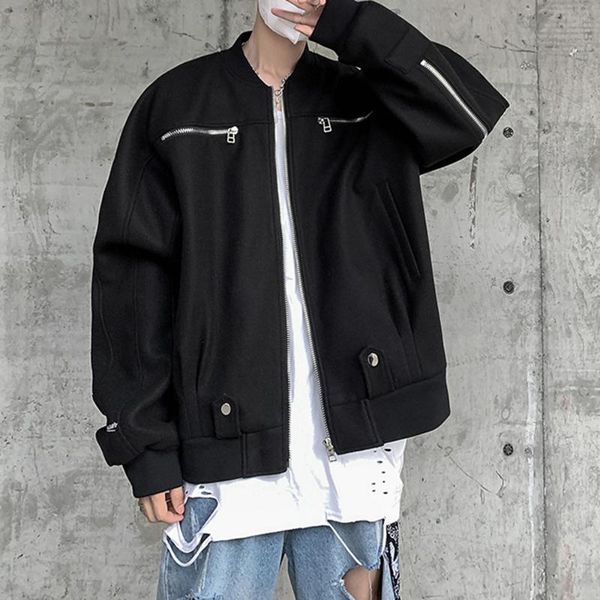 men's jackets 2021 woolen coat jacket japanese boy male overcoat autumn spring high street fashion trendy slim casual style, Black;brown
men's jackets 2021 woolen coat jacket japanese boy male overcoat autumn spring high street fashion trendy slim casual style, Black;brown