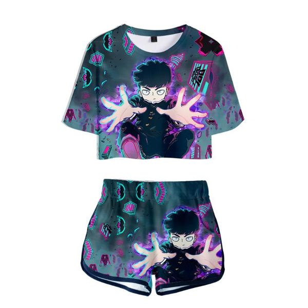 mob psycho 100 crop and shorts set summer one punch the series cartoon clothes stretchy two piece tracksuit women's tracksuits, Gray
mob psycho 100 crop and shorts set summer one punch the series cartoon clothes stretchy two piece tracksuit women's tracksuits, Gray