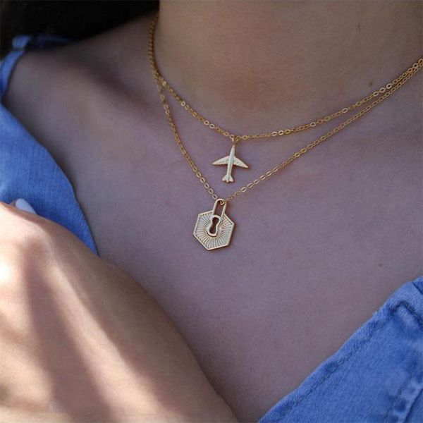 pendant necklaces stainless steel airplane pendents necklace for women girls gold silver color long chain female fashion vintage jewelry
pendant necklaces stainless steel airplane pendents necklace for women girls gold silver color long chain female fashion vintage jewelry