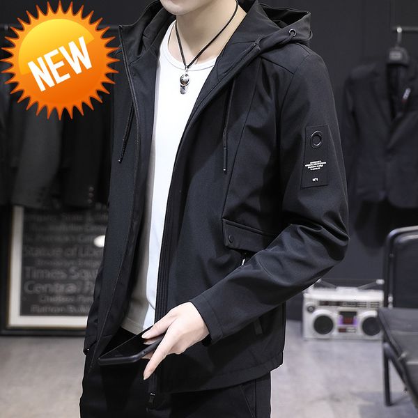 men's jacket hooded autumn and winter new korean fashion casual versatile youth work clothes plush, Black
men's jacket hooded autumn and winter new korean fashion casual versatile youth work clothes plush, Black