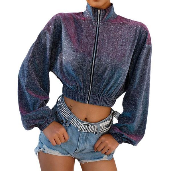 fashion women shiny cardigan autumn winter long sleeve elastic waist lapel zipper casual streetwear elegant clothes women's jackets, Black;brown
fashion women shiny cardigan autumn winter long sleeve elastic waist lapel zipper casual streetwear elegant clothes women's jackets, Black;brown