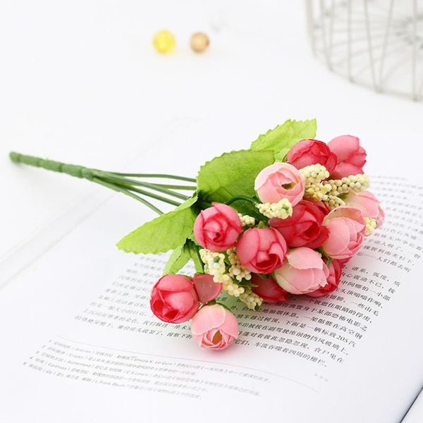 bouquet small artificial rose flowers silk fake wedding decoration accessories for christmas party home decor decorative & wreaths
bouquet small artificial rose flowers silk fake wedding decoration accessories for christmas party home decor decorative & wreaths