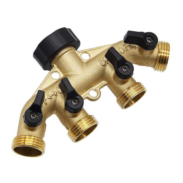 watering equipments garden hose spigot connector copper handle four-way ball valve heavy duty brass tools
watering equipments garden hose spigot connector copper handle four-way ball valve heavy duty brass tools