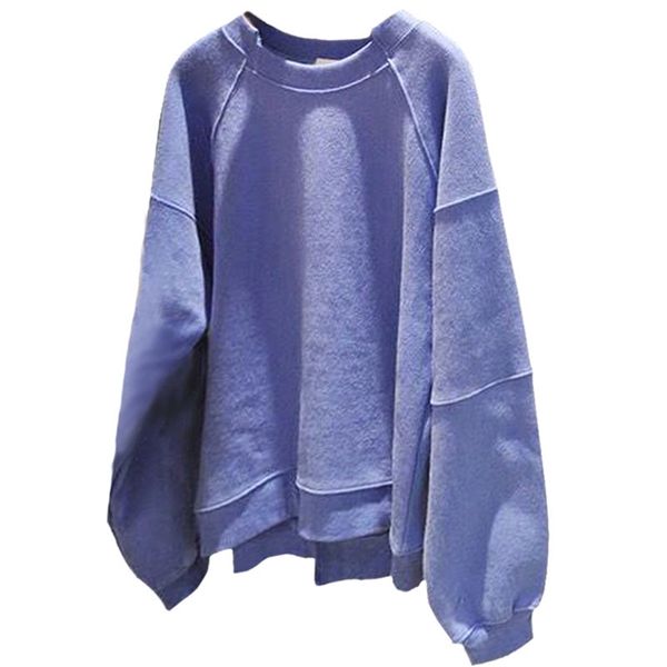 spring autumn women's korean style solid color round neck long-sleeved shirt casual loose bottoming gx251 210507, Black
spring autumn women's korean style solid color round neck long-sleeved shirt casual loose bottoming gx251 210507, Black