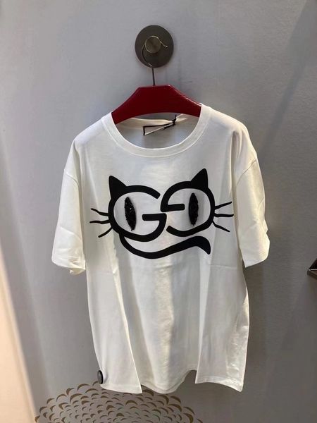 luxury t shirt 2021 fashion design brand women cat small diamond eyes t-shirt loose fit, White
luxury t shirt 2021 fashion design brand women cat small diamond eyes t-shirt loose fit, White