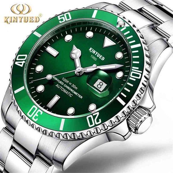 kinyued men automatic mechanical watch lighting hand cleandar display luxury company guide reloj hombre, Slivery;brown
kinyued men automatic mechanical watch lighting hand cleandar display luxury company guide reloj hombre, Slivery;brown