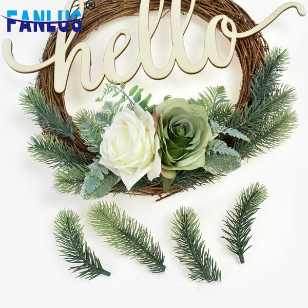 decorative flowers & wreaths 20pcs/lot green plastic artificial pine needles plants artificiales para decoracion palm trees tree branches gr
decorative flowers & wreaths 20pcs/lot green plastic artificial pine needles plants artificiales para decoracion palm trees tree branches gr