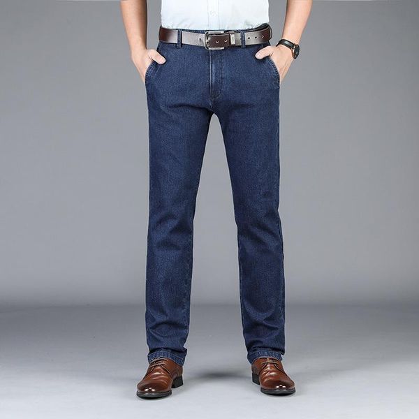 men's jeans elasticity denim pants male clothing brand trousers black blue business casual straight 2021 autumn
men's jeans elasticity denim pants male clothing brand trousers black blue business casual straight 2021 autumn