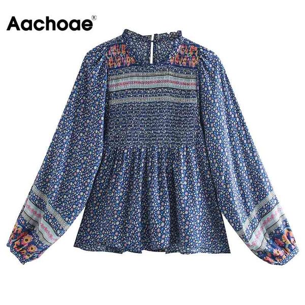 aachoae retro floral print ruffles blouse women o neck boho elegant shirt long sleeve causal blouses ladies tunic 210413, White
aachoae retro floral print ruffles blouse women o neck boho elegant shirt long sleeve causal blouses ladies tunic 210413, White