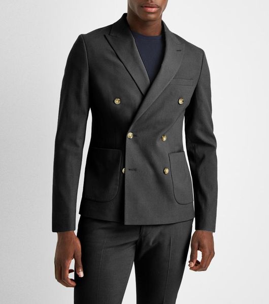 classic gentleman double breasted mens business suit 2 pieces slim fit groom tweed wool black tuxedos for wedding (blazer+pants) men's, White;black
classic gentleman double breasted mens business suit 2 pieces slim fit groom tweed wool black tuxedos for wedding (blazer+pants) men's, White;black