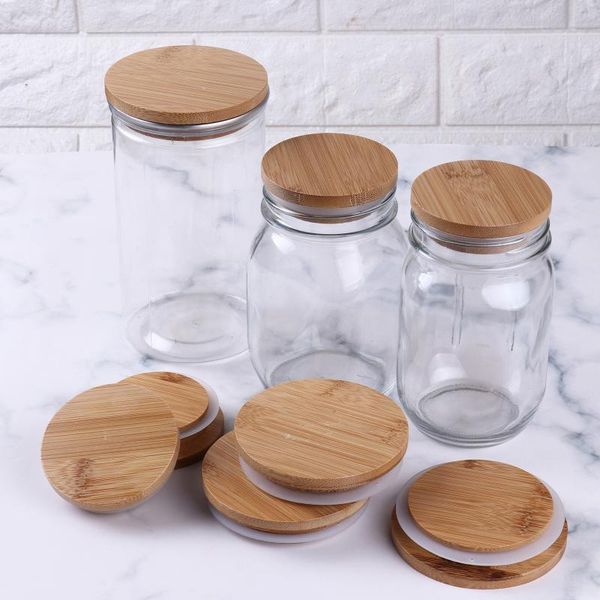 kitchen storage & organization 4pcs 70mm/86mm bamboo lids reusable mason jars canning caps sealing cover with silicone seal for drinking bot
kitchen storage & organization 4pcs 70mm/86mm bamboo lids reusable mason jars canning caps sealing cover with silicone seal for drinking bot