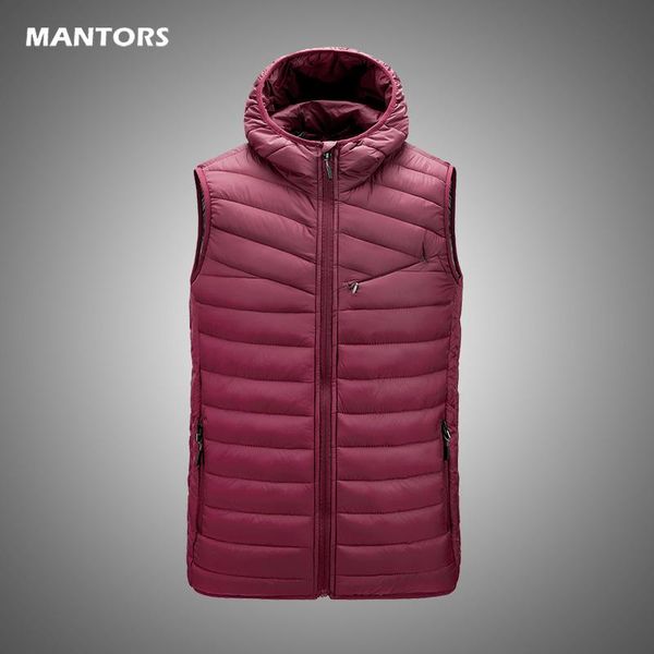 men's vests winter vest pure color casual waistcoat 2021 men sleeveless hooded down coats autumn thicken warm man parkas clothes, Black;white
men's vests winter vest pure color casual waistcoat 2021 men sleeveless hooded down coats autumn thicken warm man parkas clothes, Black;white