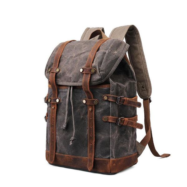 backpack vzva oil wax rucksack men's mountaineering travel outdoor male crazy horse leather
backpack vzva oil wax rucksack men's mountaineering travel outdoor male crazy horse leather