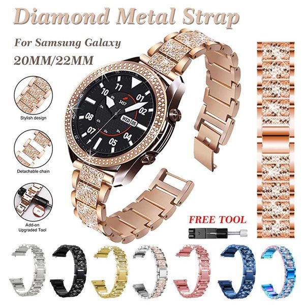 watch bands diamond metal strap for samsung galaxy 3 41mm 45mm band 20mm 22mm bracelet 42mm 46mm replacement, Black;brown 
watch bands diamond metal strap for samsung galaxy 3 41mm 45mm band 20mm 22mm bracelet 42mm 46mm replacement, Black;brown
