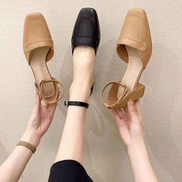 closed toe sandals black shoes for women summer heels buckle shallow mouth med all-match beige girls block retro strap medium 20
closed toe sandals black shoes for women summer heels buckle shallow mouth med all-match beige girls block retro strap medium 20