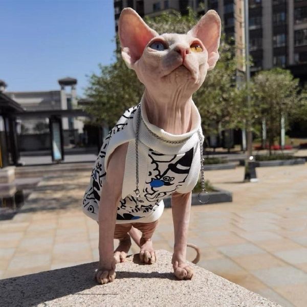 hairless cat clothes for sphinx soft cotton cartoon sleeveless clothing pet supplier xs to xxl costumes
hairless cat clothes for sphinx soft cotton cartoon sleeveless clothing pet supplier xs to xxl costumes