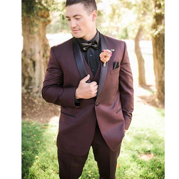 burgundy mens wedding costume 3 pieces prom suit suits for men slim fit groom tuxedos shawl lapel men's & blazers, White;black
burgundy mens wedding costume 3 pieces prom suit suits for men slim fit groom tuxedos shawl lapel men's & blazers, White;black