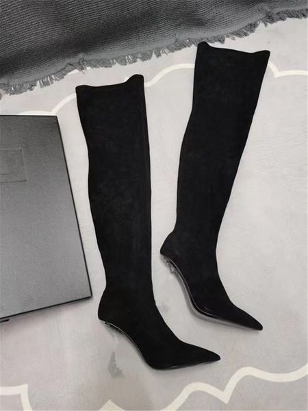 designer boots 9.5 cm stiletto heel winter warm thigh high boot fashion women designers shoes original quality wholesale, Black
designer boots 9.5 cm stiletto heel winter warm thigh high boot fashion women designers shoes original quality wholesale, Black