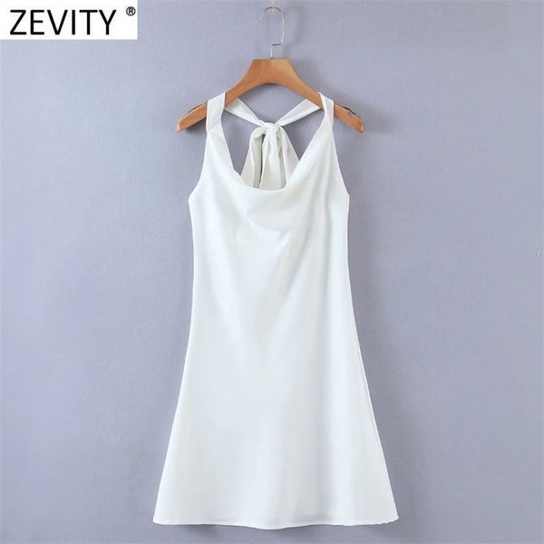 women solid colar sleeveless hang on neck satin mini dress female chic summer backless bow tied vestidos ds8227 210416, Black;gray
women solid colar sleeveless hang on neck satin mini dress female chic summer backless bow tied vestidos ds8227 210416, Black;gray