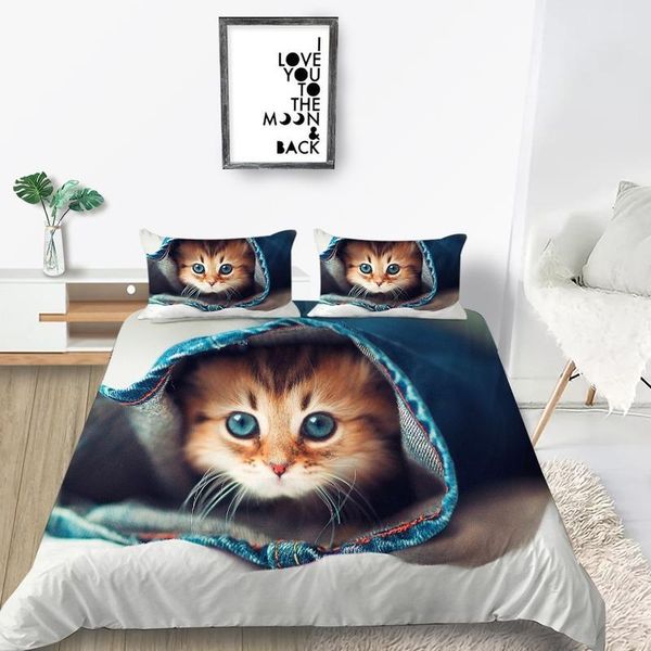 bedding sets cat cartoon set creative lovely pets duvet cover 3d king twin full size unique design kids bed
bedding sets cat cartoon set creative lovely pets duvet cover 3d king twin full size unique design kids bed