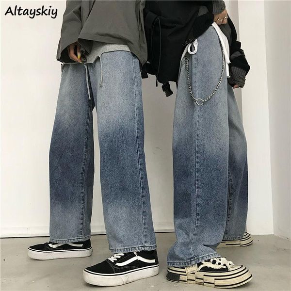 women's jeans s-3xl women boyfriend contrast color wide leg denim baggy classic couple vintage trousers streetwear bf high waist trendy, Blue
women's jeans s-3xl women boyfriend contrast color wide leg denim baggy classic couple vintage trousers streetwear bf high waist trendy, Blue