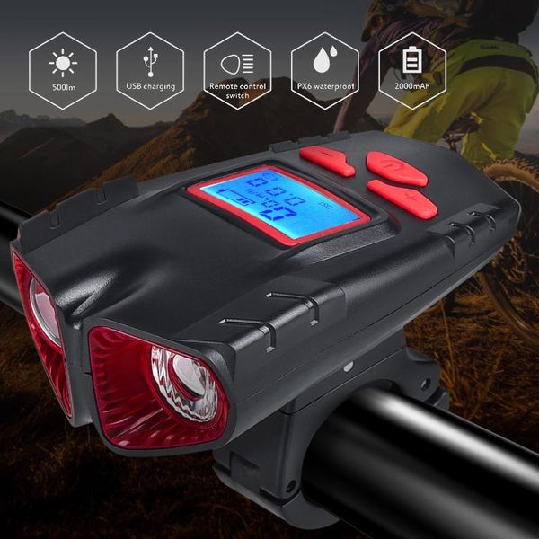bike lights bicycle computer wireless lamp with horn headlight waterproof usb charging riding equipmen 500lm
bike lights bicycle computer wireless lamp with horn headlight waterproof usb charging riding equipmen 500lm